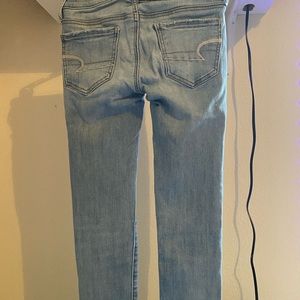 American eagle super super stretch skinny jeans